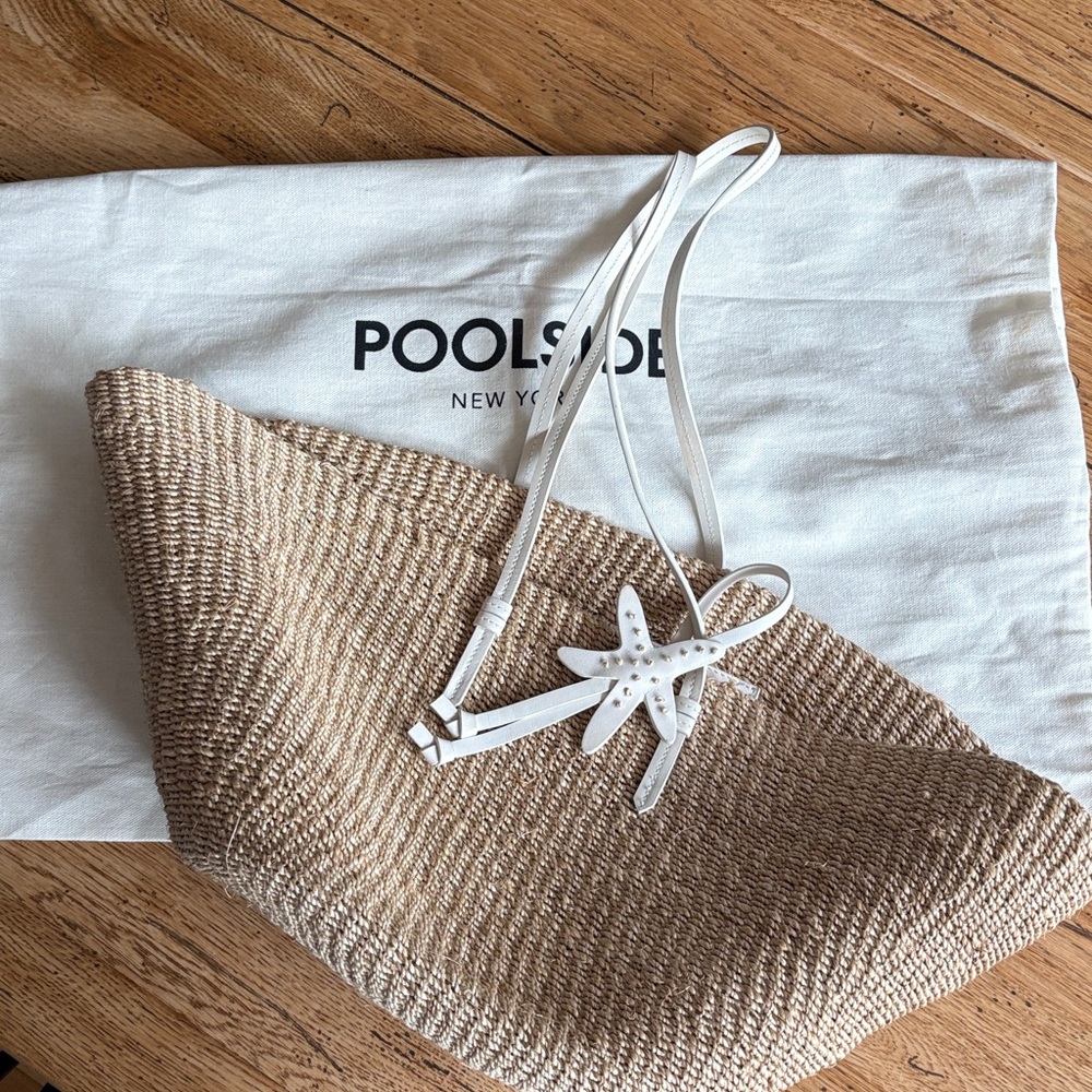Poolside East West Charm Tote With Dustbag